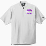 GINN ACADEMY CRAZYLEGS <span class="pdp-name-mascot">GINN CRAZYLEGS</span> New Era Men's Cage Short Sleeve 1/4-Zip Jacket Front Thumbnail
