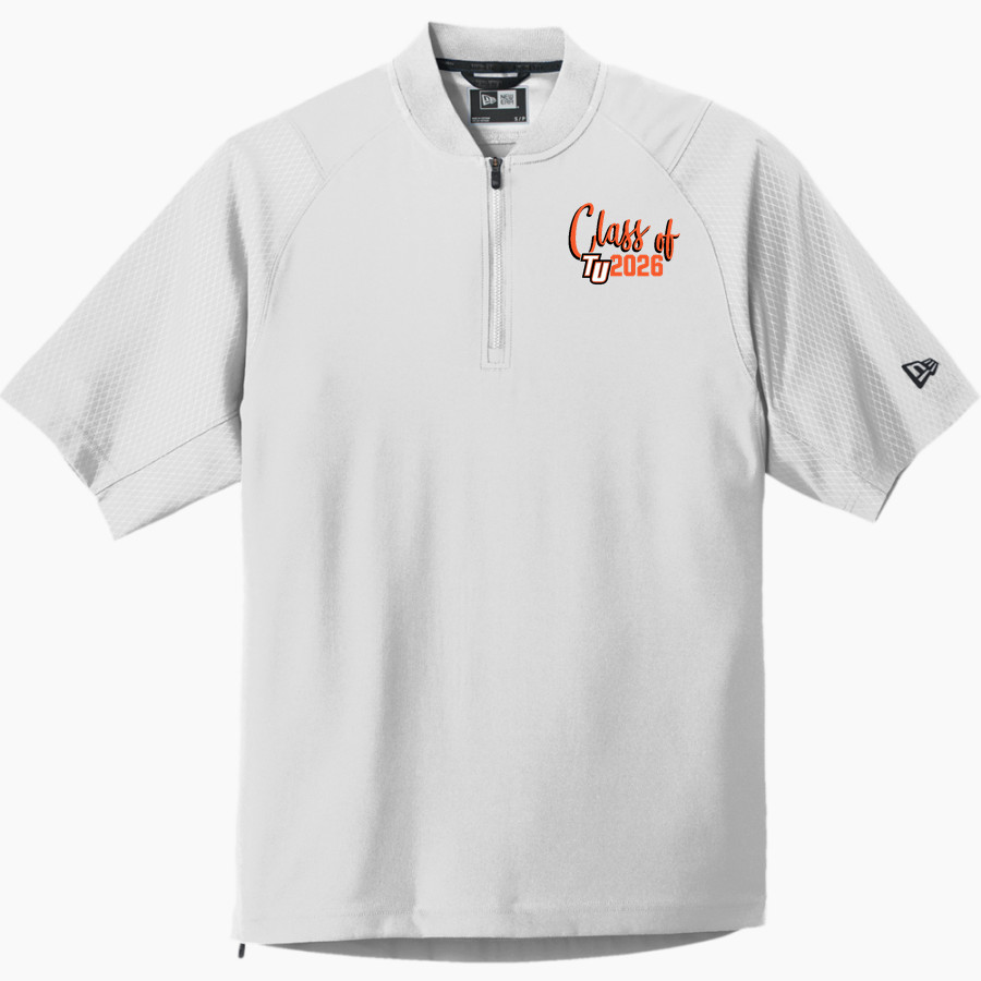 Tusculum University Pioneer Athletics <span class="pdp-name-mascot">TUSCULUM Pioneers</span> New Era Men's Cage Short Sleeve 1/4-Zip Jacket