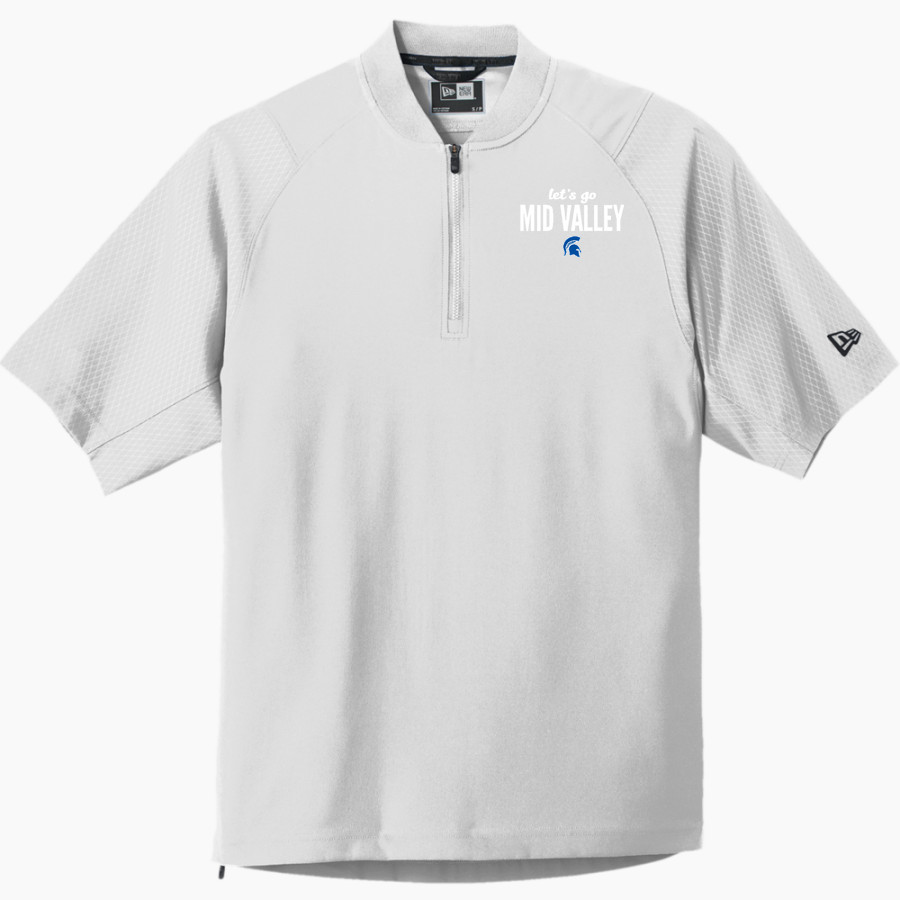 MID VALLEY HIGH SCHOOL SPARTANS <span class="pdp-name-mascot">MID VALLEY SPARTANS</span> New Era Men's Cage Short Sleeve 1/4-Zip Jacket