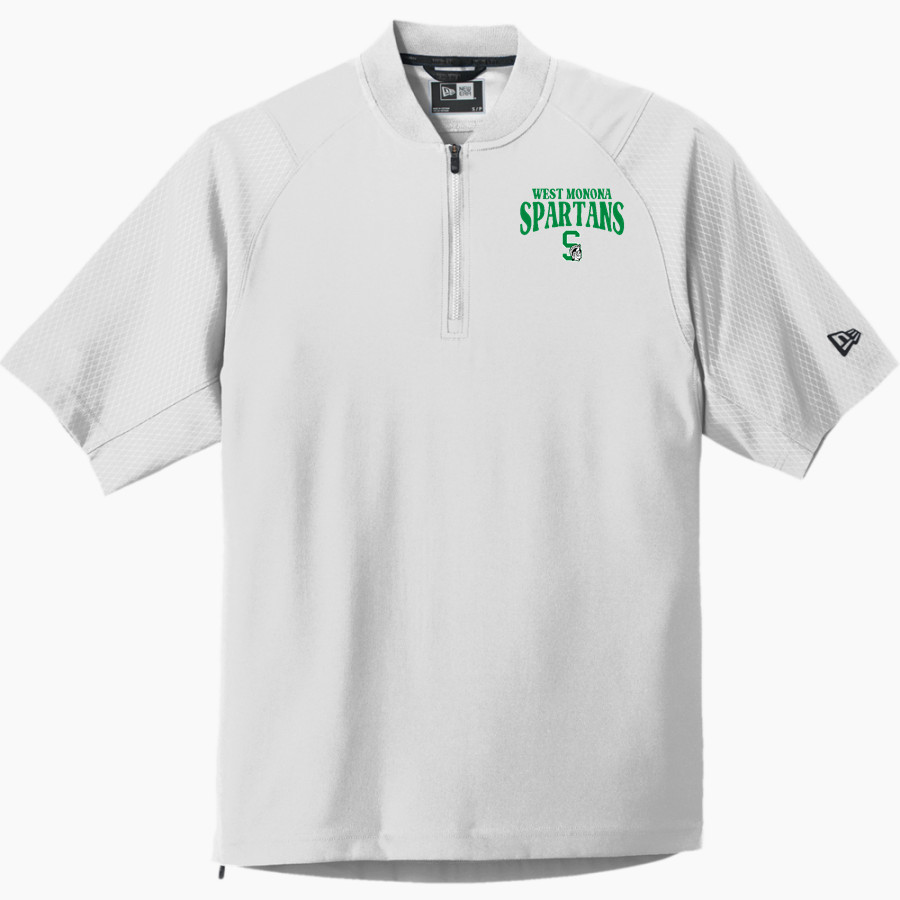 WEST MONONA HIGH SCHOOL SPARTANS <span class="pdp-name-mascot">WEST MONONA SPARTANS</span> New Era Men's Cage Short Sleeve 1/4-Zip Jacket