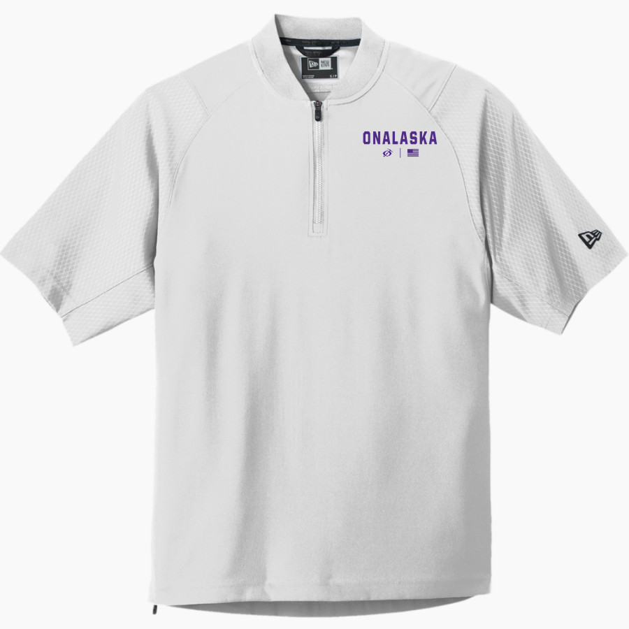 ONALASKA HIGH SCHOOL HILLTOPPERS <span class="pdp-name-mascot">ONALASKA HILLTOPPERS</span> New Era Men's Cage Short Sleeve 1/4-Zip Jacket