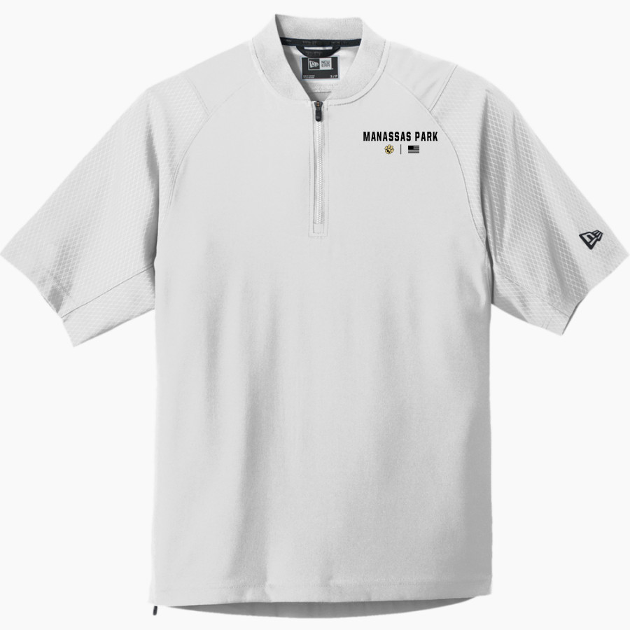 Manassas Park Cougars New Era Men's Cage Short Sleeve 1/4-Zip Jacket