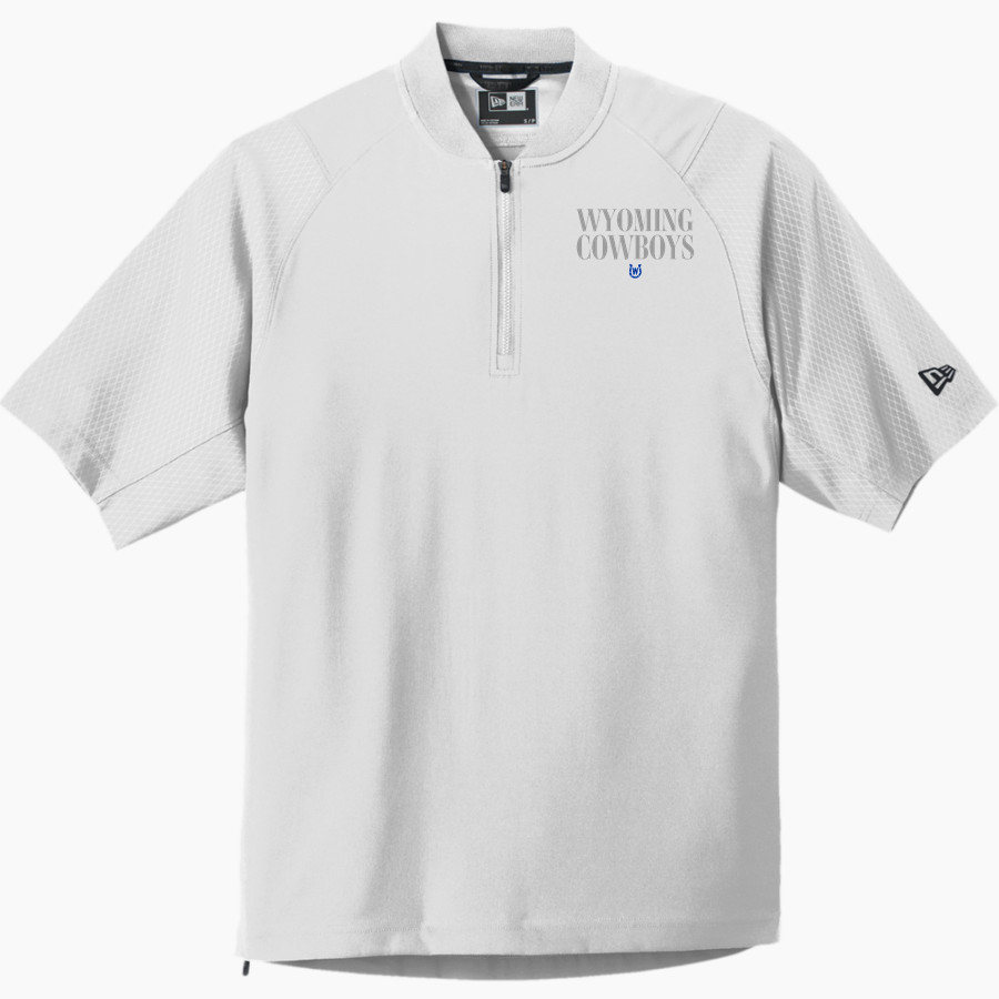 Wyoming Cowboys Cowboys <span class="pdp-name-mascot">Wyoming Cowboys</span> New Era Men's Cage Short Sleeve 1/4-Zip Jacket