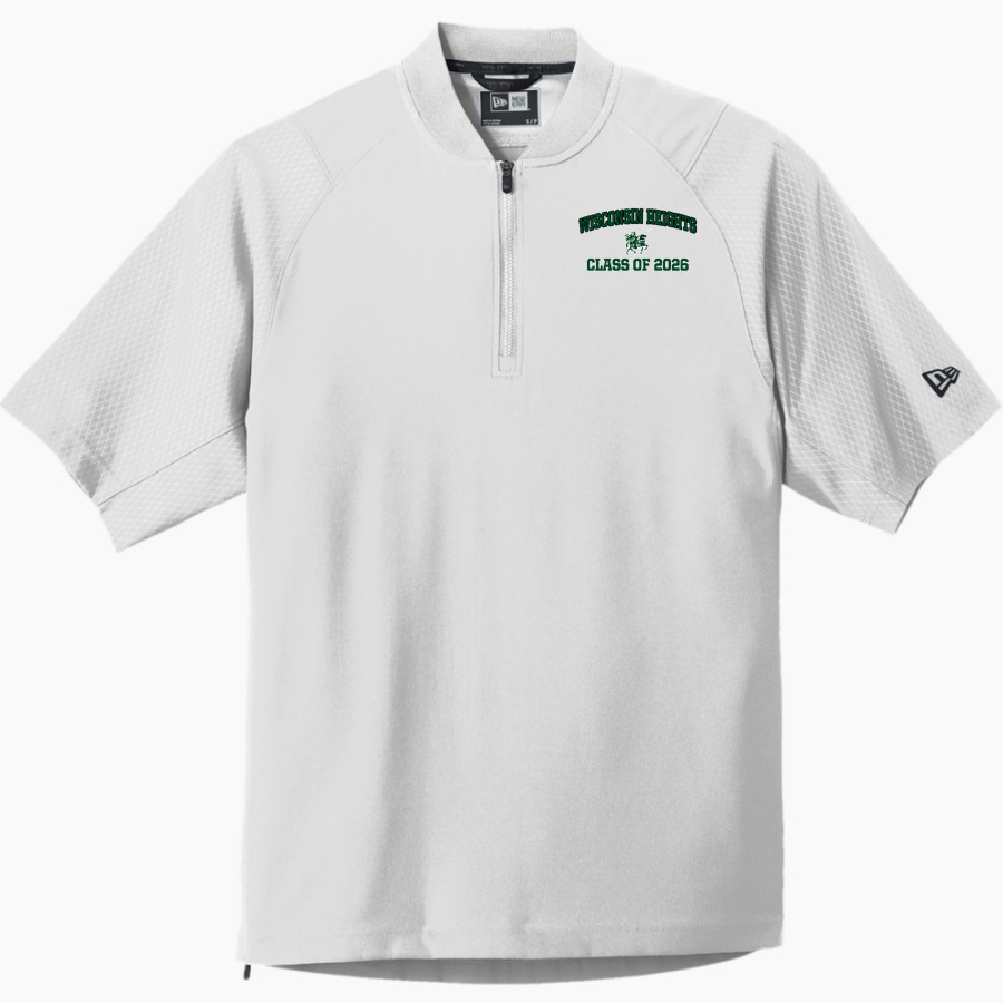Wisconsin Heights High School Vanguards <span class="pdp-name-mascot">Wisconsin Heights High School</span> New Era Men's Cage Short Sleeve 1/4-Zip Jacket