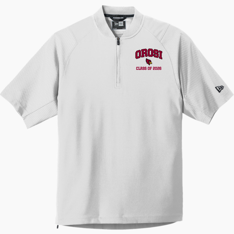 OROSI HIGH SCHOOL CARDINALS <span class="pdp-name-mascot">OROSI CARDINALS</span> New Era Men's Cage Short Sleeve 1/4-Zip Jacket
