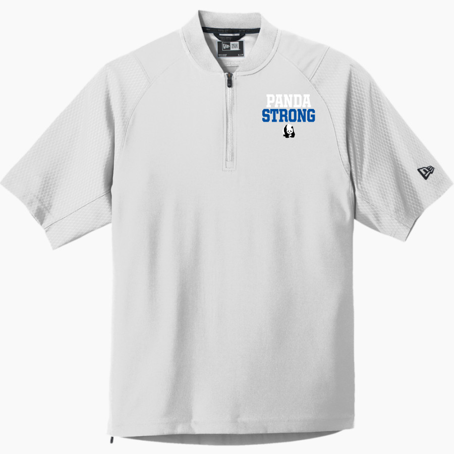 Porter Pandas official sideline store <span class="pdp-name-mascot">Porter Elementary School Pandas</span> New Era Men's Cage Short Sleeve 1/4-Zip Jacket