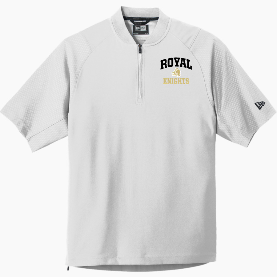 ROYAL HIGH SCHOOL KNIGHTS <span class="pdp-name-mascot">ROYAL KNIGHTS</span> New Era Men's Cage Short Sleeve 1/4-Zip Jacket