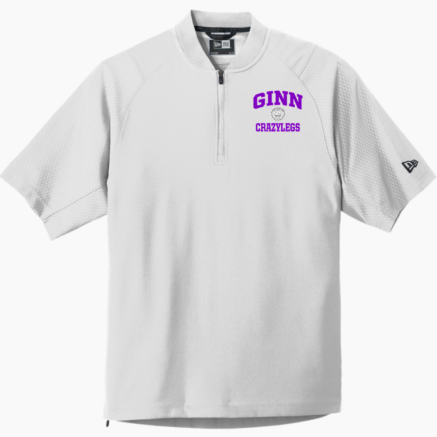 GINN ACADEMY CRAZYLEGS <span class="pdp-name-mascot">GINN CRAZYLEGS</span> New Era Men's Cage Short Sleeve 1/4-Zip Jacket