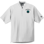 WEST PORT HIGH SCHOOL WOLF PACK <span class="pdp-name-mascot">WEST PORT WOLF PACK</span> New Era Men's Cage Short Sleeve 1/4-Zip Jacket Front Thumbnail
