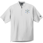 HENDERSONVILLE CHRISTIAN ACADEMY CRUSADERS <span class="pdp-name-mascot">HENDERSONVILLE CHRISTIAN CRUSADERS</span> New Era Men's Cage Short Sleeve 1/4-Zip Jacket Front Thumbnail