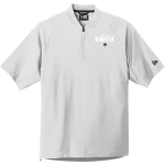 Barker Wolves <span class="pdp-name-mascot">Barker Wolves</span> New Era Men's Cage Short Sleeve 1/4-Zip Jacket Front Thumbnail