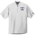 Trevecca University Trojans <span class="pdp-name-mascot">Trevecca University Trojans</span> New Era Men's Cage Short Sleeve 1/4-Zip Jacket Front Thumbnail