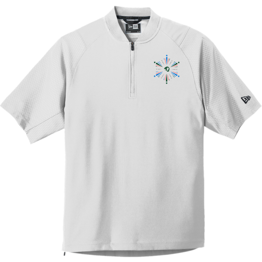 HENDERSONVILLE CHRISTIAN ACADEMY CRUSADERS <span class="pdp-name-mascot">HENDERSONVILLE CHRISTIAN CRUSADERS</span> New Era Men's Cage Short Sleeve 1/4-Zip Jacket
