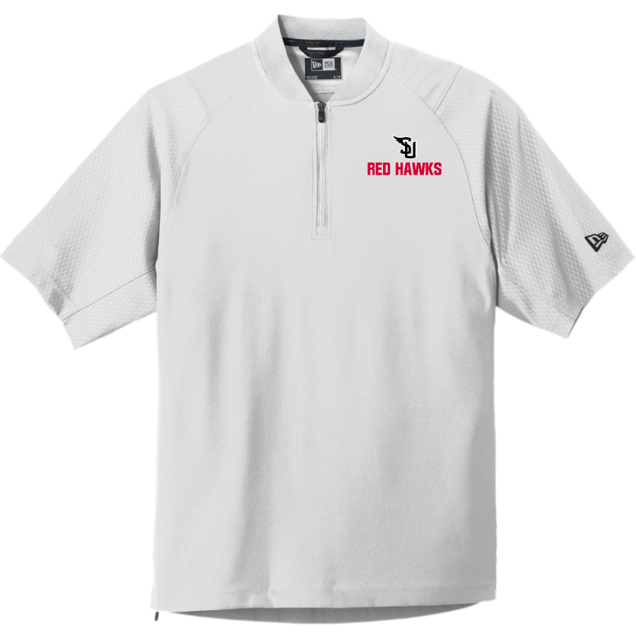 Simpson University Red Hawks <span class="pdp-name-mascot">Simpson Red Hawks</span> New Era Men's Cage Short Sleeve 1/4-Zip Jacket