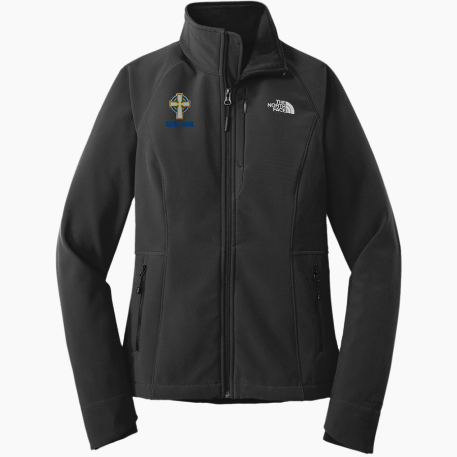 PRINCE OF PEACE IRISH <span class="pdp-name-mascot">PRINCE OF PEACE PREP IRISH</span> The North Face Women's Apex Barrier Soft Shell Jacket