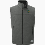 Delta College Pioneers The North Face Men's Ridgewall Soft Shell Vest Front Thumbnail