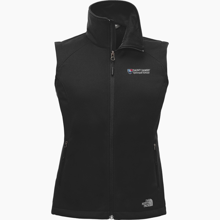 Saint James' Saint James' <span class="pdp-name-mascot">Saint James Episcopal School</span> The North Face Ladies' Ridgewall Soft Shell Vest
