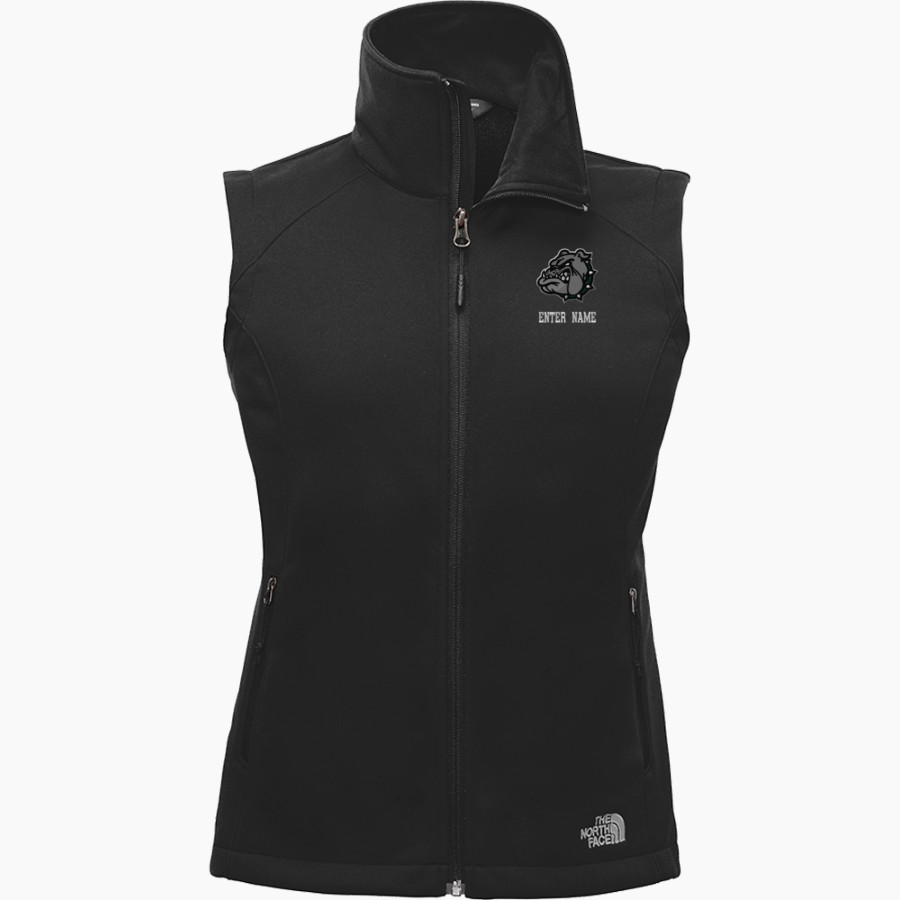 MELBOURNE HIGH SCHOOL BULLDOGS <span class="pdp-name-mascot">MELBOURNE BULLDOGS</span> The North Face Ladies' Ridgewall Soft Shell Vest
