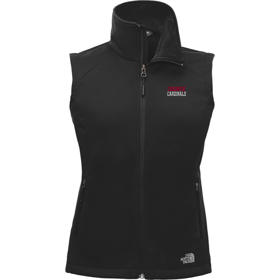 CHADWICK HIGH SCHOOL CARDINALS <span class="pdp-name-mascot">CHADWICK CARDINALS</span> The North Face Ladies' Ridgewall Soft Shell Vest