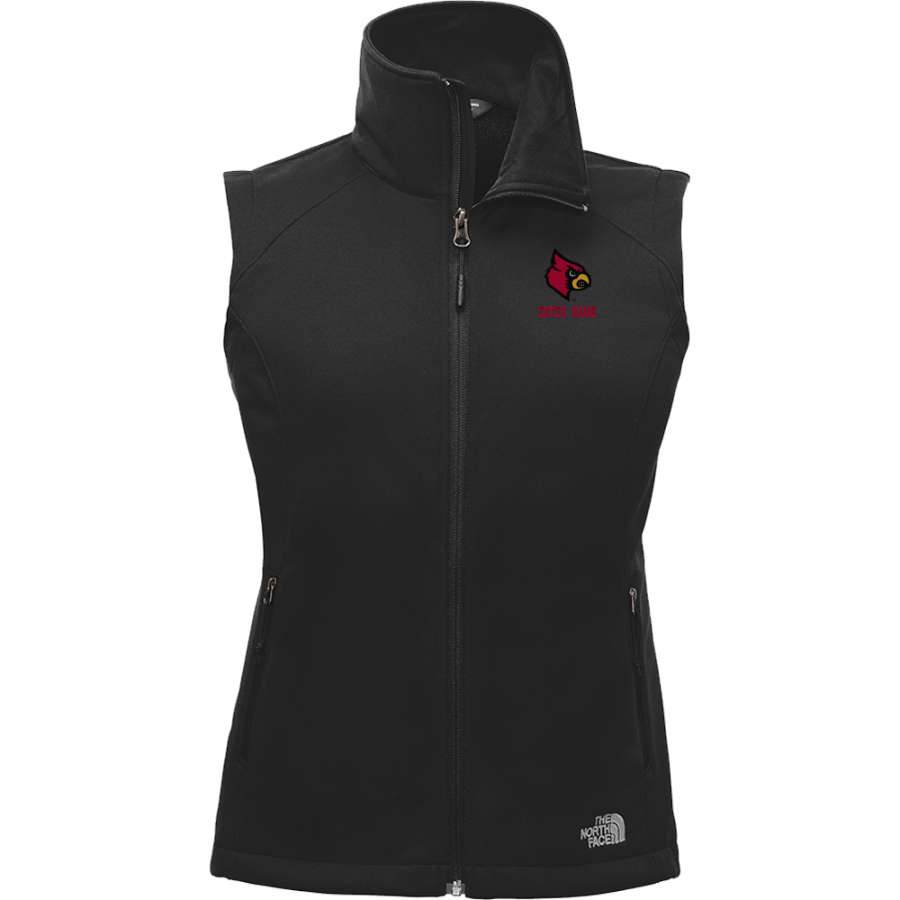 St. Clement Cardinals <span class="pdp-name-mascot">St. Clement School Cardinals</span> The North Face Ladies' Ridgewall Soft Shell Vest