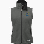 Madonna Crusaders The North Face Ladies' Ridgewall Soft Shell Vest Front Thumbnail