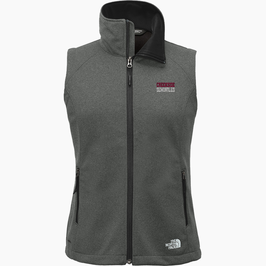Creekside Seminoles The North Face Ladies' Ridgewall Soft Shell Vest
