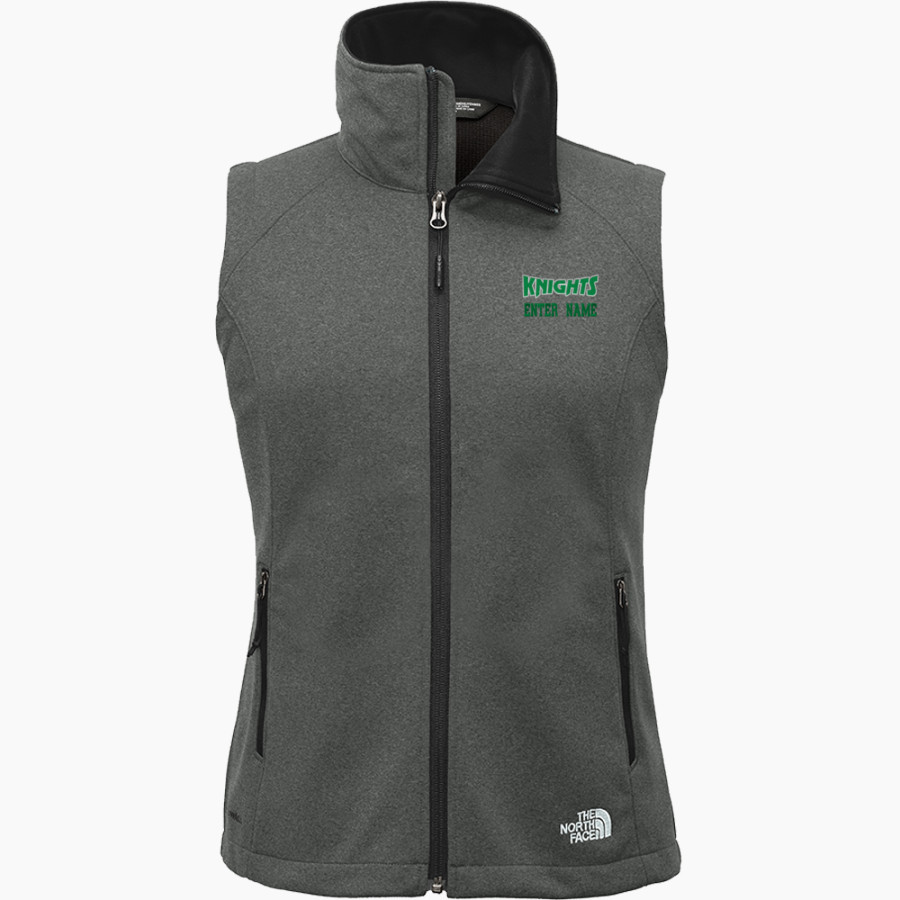 Community College of Rhode Island Knights <span class="pdp-name-mascot">COMMUNITY COLLEGE OF RHODE ISLAND Knights</span> The North Face Ladies' Ridgewall Soft Shell Vest