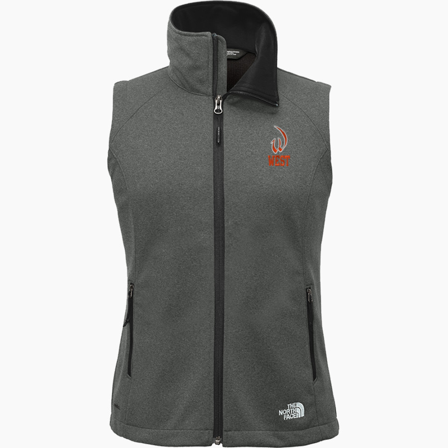 West Warriors <span class="pdp-name-mascot">West Warriors</span> The North Face Ladies' Ridgewall Soft Shell Vest