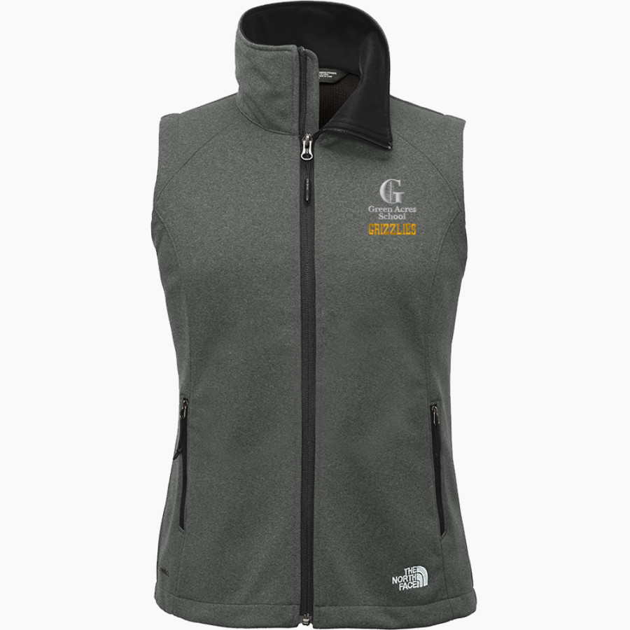 Green Acres Grizzlies <span class="pdp-name-mascot">Green Acres School Grizzlies</span> The North Face Ladies' Ridgewall Soft Shell Vest