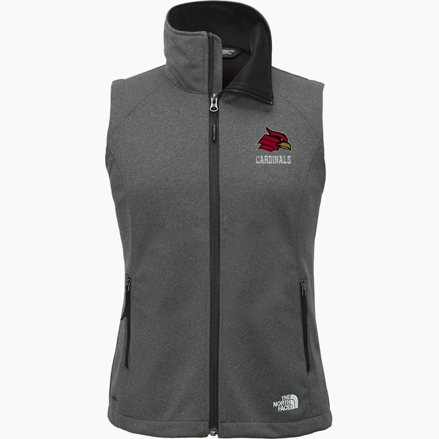 Wheeling University Cardinals Online Store The North Face Ladies' Ridgewall Soft Shell Vest
