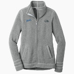 Crow Tigers The North Face Women's Sweater Fleece Jacket Front Thumbnail