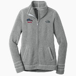 Eastmont Wildcats The North Face Women's Sweater Fleece Jacket Front Thumbnail