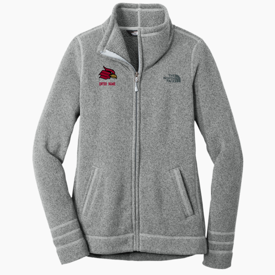 Wheeling University Cardinals Online Store The North Face Women's Sweater Fleece Jacket