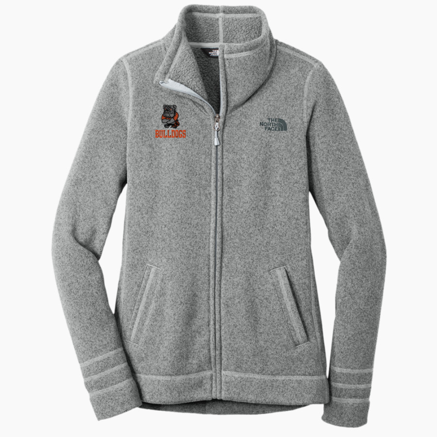 WATERLOO HIGH SCHOOL BULLDOGS <span class="pdp-name-mascot">WATERLOO BULLDOGS</span> The North Face Women's Sweater Fleece Jacket