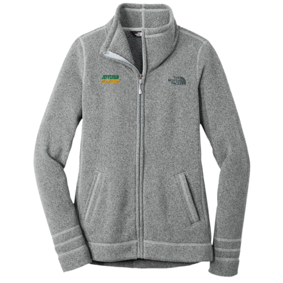 JEFFERSON HIGH SCHOOL DEMOCRATS <span class="pdp-name-mascot">JEFFERSON DEMOCRATS</span> The North Face Women's Sweater Fleece Jacket