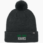 IOWA PARK HIGH SCHOOL HAWKS The North Face Pom Beanie Front Thumbnail