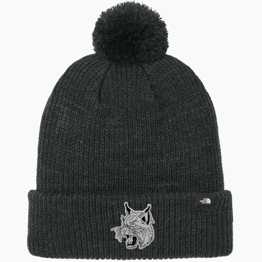 HYDRO-EAKLY HIGH SCHOOL BOBCATS The North Face Pom Beanie