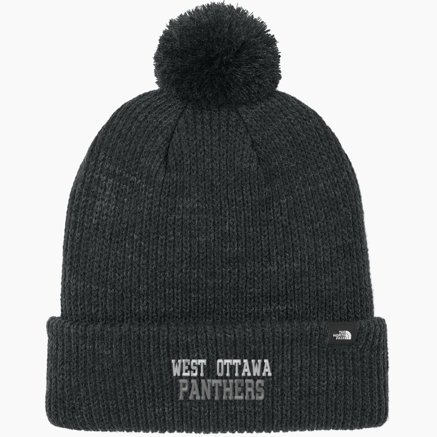 West Ottawa Panthers <span class="pdp-name-mascot">West Ottawa Panthers</span> The North Face Pom Beanie