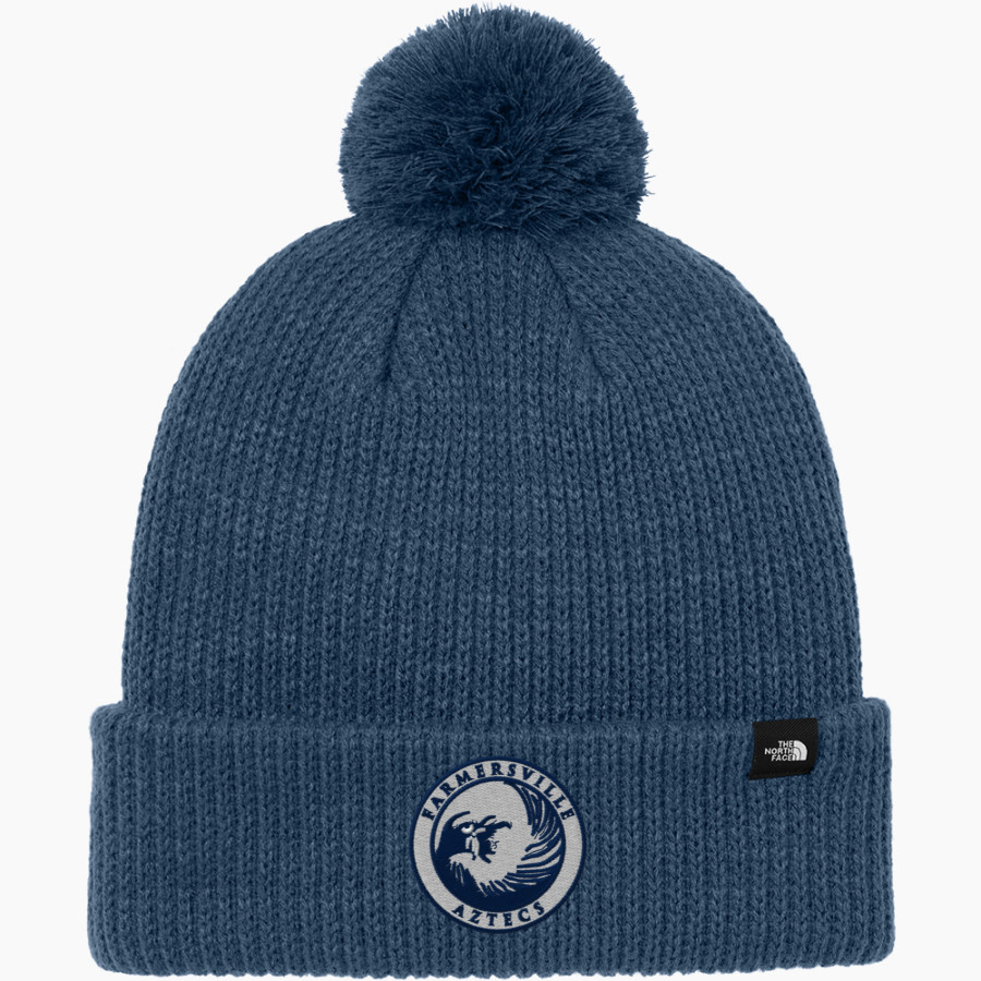 FARMERSVILLE HIGH SCHOOL AZTECS <span class="pdp-name-mascot">FARMERSVILLE AZTECS</span> The North Face Pom Beanie