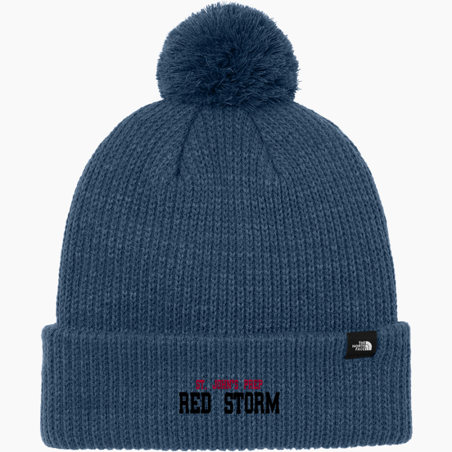 St. John's Prep Red Storm The North Face Pom Beanie