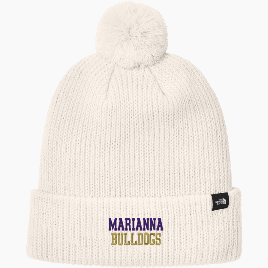MARIANNA HIGH SCHOOL BULLDOGS <span class="pdp-name-mascot">MARIANNA BULLDOGS</span> The North Face Pom Beanie