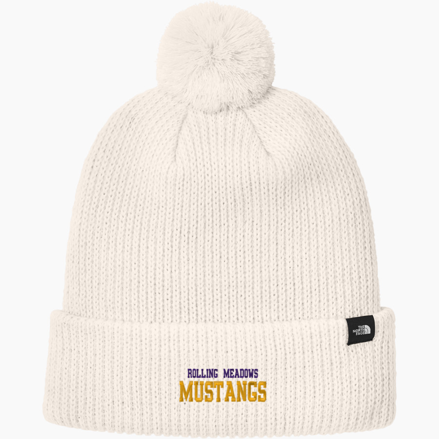 Rolling Meadows Mustangs <span class="pdp-name-mascot">Rolling Meadows High School Mustangs</span> The North Face Pom Beanie