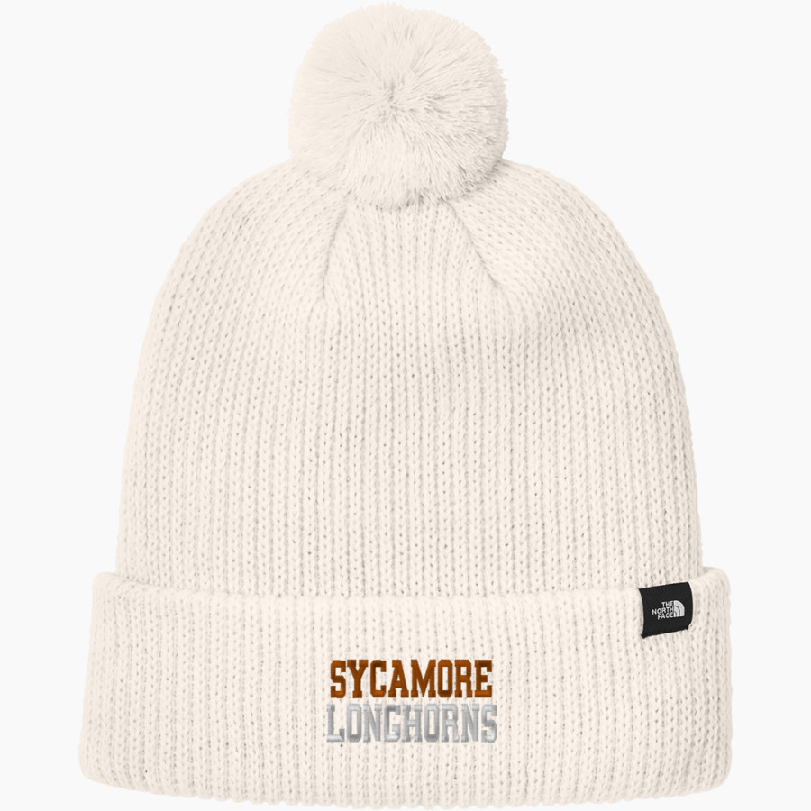 Sycamore Longhorns <span class="pdp-name-mascot">Sycamore Elementary School Longhorns</span> The North Face Pom Beanie