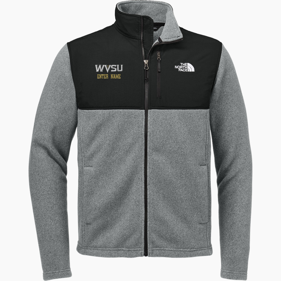 West Virginia State Yellow Jackets The North Face Men's Highest Peak Full-Zip Fleece Jacket