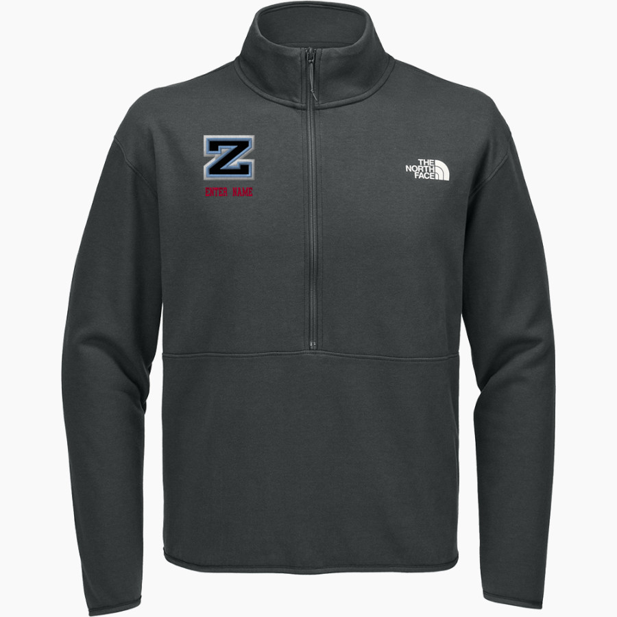 Zachary Broncos The North Face Men's Double-Knit 1/2-Zip Fleece