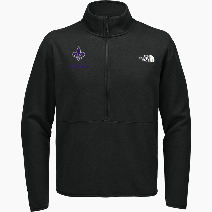 NEW ROCHELLE HIGH SCHOOL HUGUENOTS <span class="pdp-name-mascot">NEW ROCHELLE HUGUENOTS</span> The North Face Men's Double-Knit 1/2-Zip Fleece