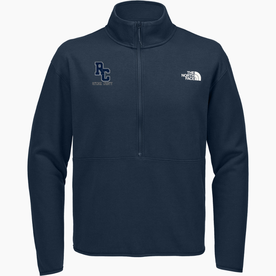 RITCHIE COUNTY HIGH SCHOOL REBELS <span class="pdp-name-mascot">RITCHIE COUNTY REBELS</span> The North Face Men's Double-Knit 1/2-Zip Fleece