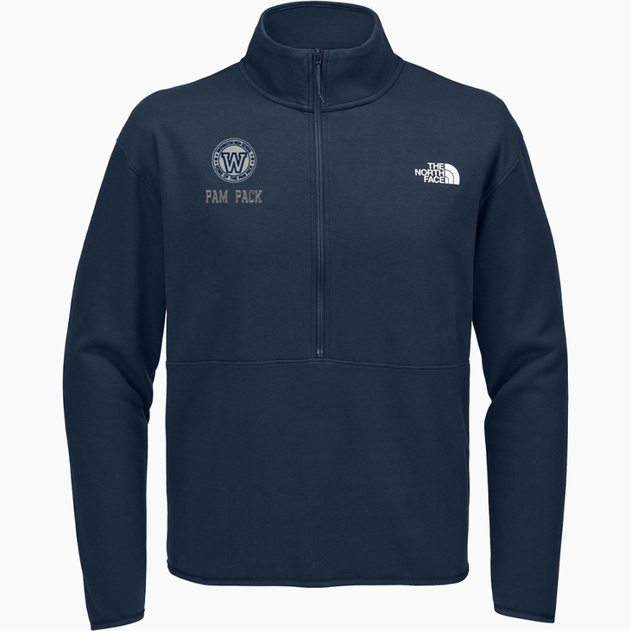 Washington Pam Pack <span class="pdp-name-mascot">Washington High School Pam Pack</span> The North Face Men's Double-Knit 1/2-Zip Fleece