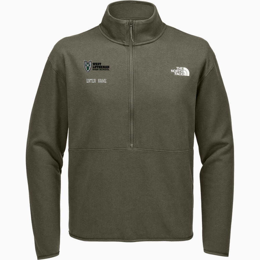 West Lutheran Warriors The North Face Men's Double-Knit 1/2-Zip Fleece
