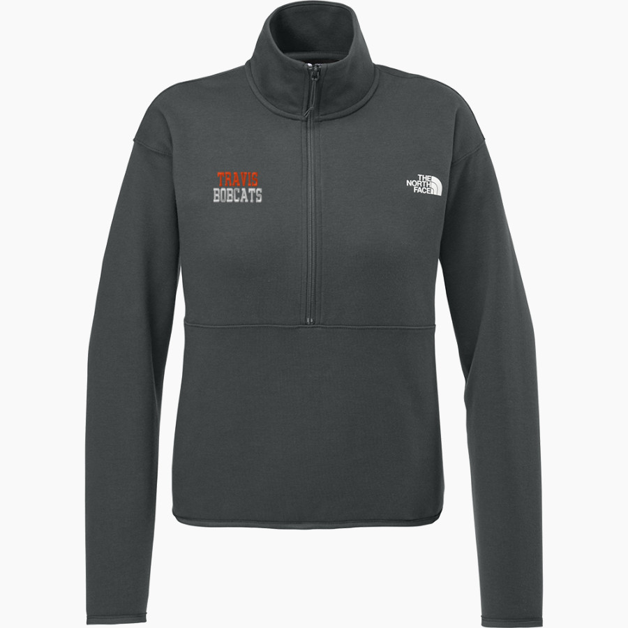 Travis Bobcats The North Face Women's Double-Knit 1/2-Zip Fleece